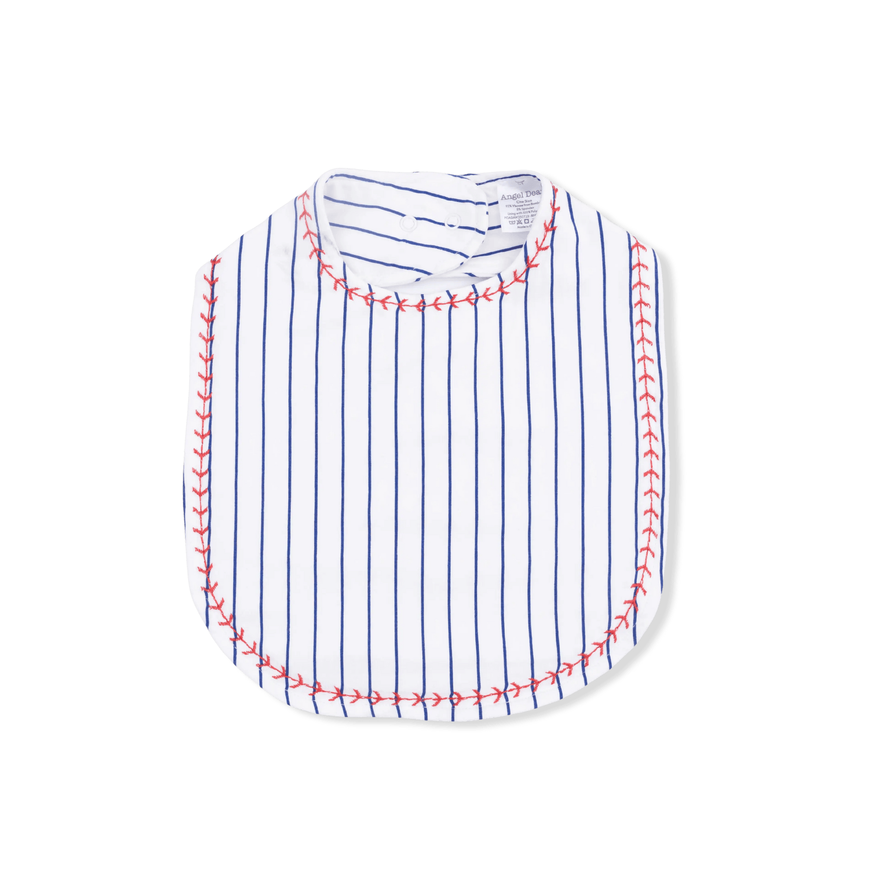 Angel Dear Baseball Stripe - Feeding Bib - 