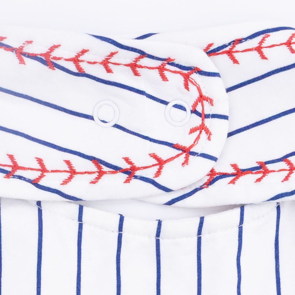 Angel Dear Baseball Stripe - Feeding Bib - 