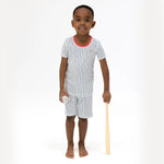 Angel Dear Baseball Stripe - Loungewear Short Set - 