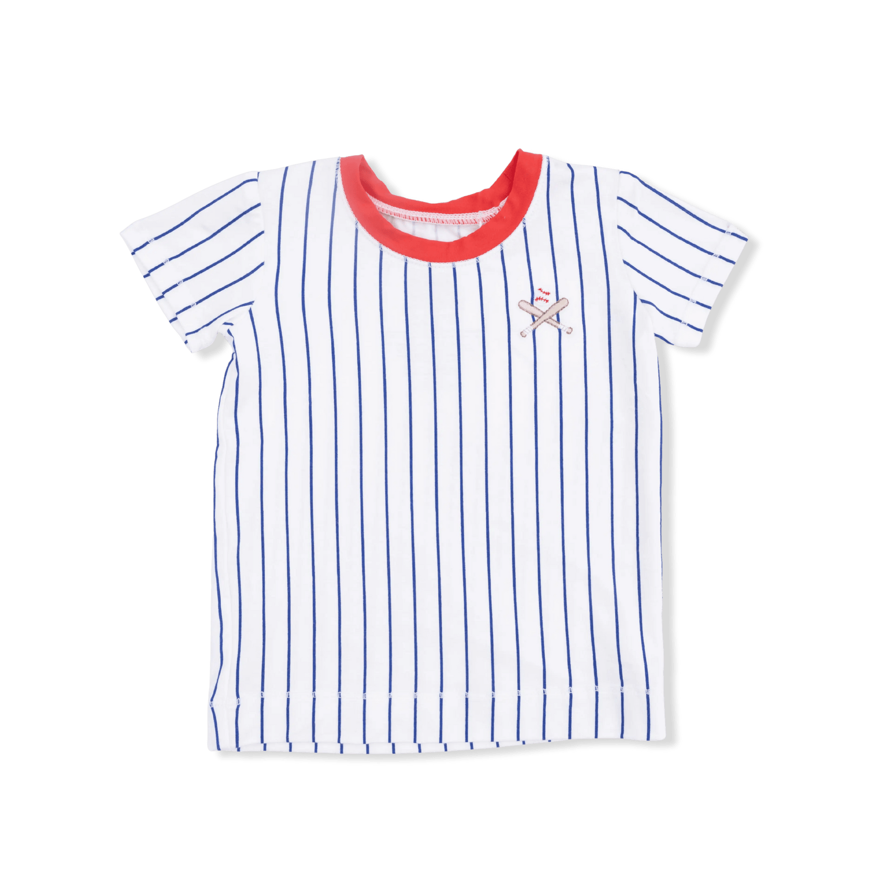 Angel Dear Baseball Stripe - Loungewear Short Set - 