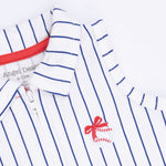 Angel Dear Baseball Stripe - Polo Dress with Cartwheel Short - 