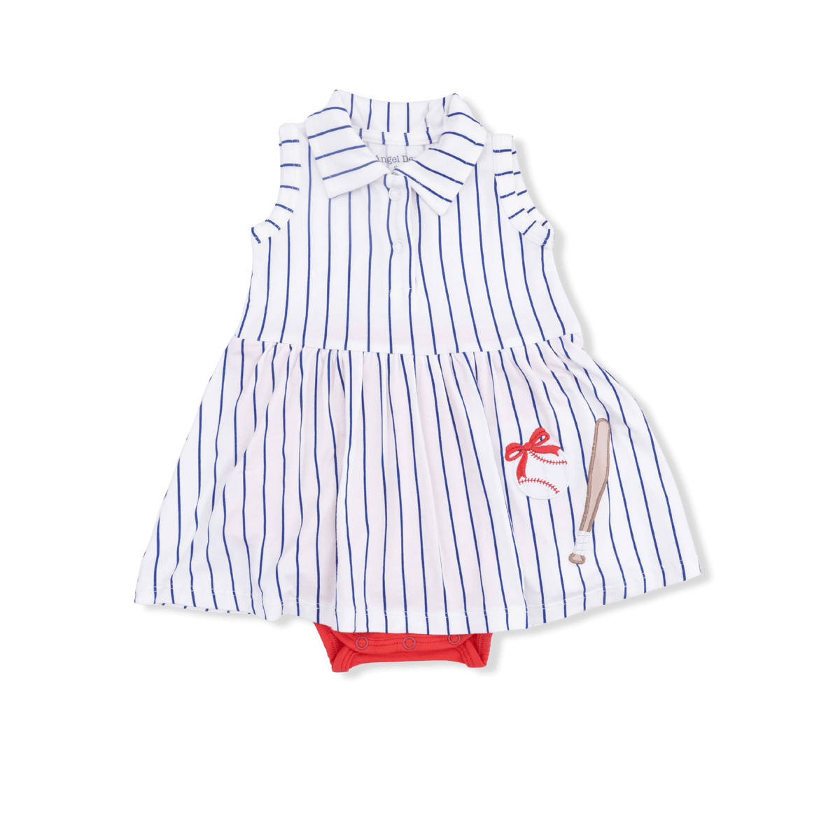 Angel Dear Baseball Stripe - Polo Tennis Dress - 