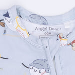 Angel Dear Baseballs Playing Baseball - 2 Way Zipper Footie - 