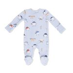 Angel Dear Baseballs Playing Baseball - 2 Way Zipper Footie - 