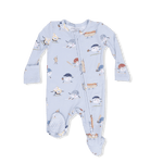 Angel Dear Baseballs Playing Baseball - 2 Way Zipper Footie - 