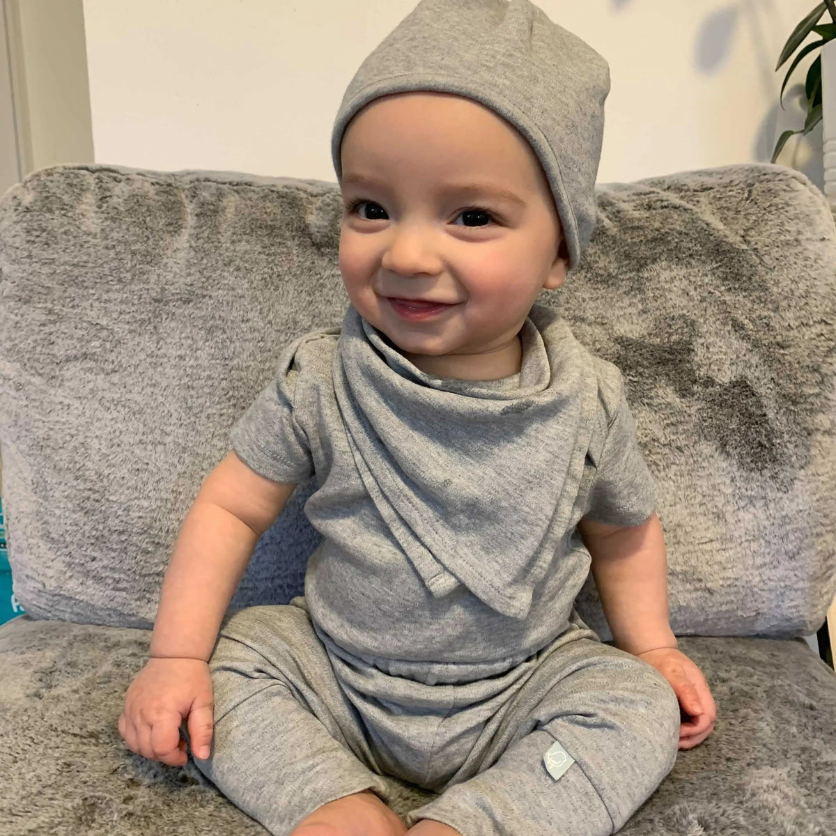 Finn + Emma basics pants | heather - 