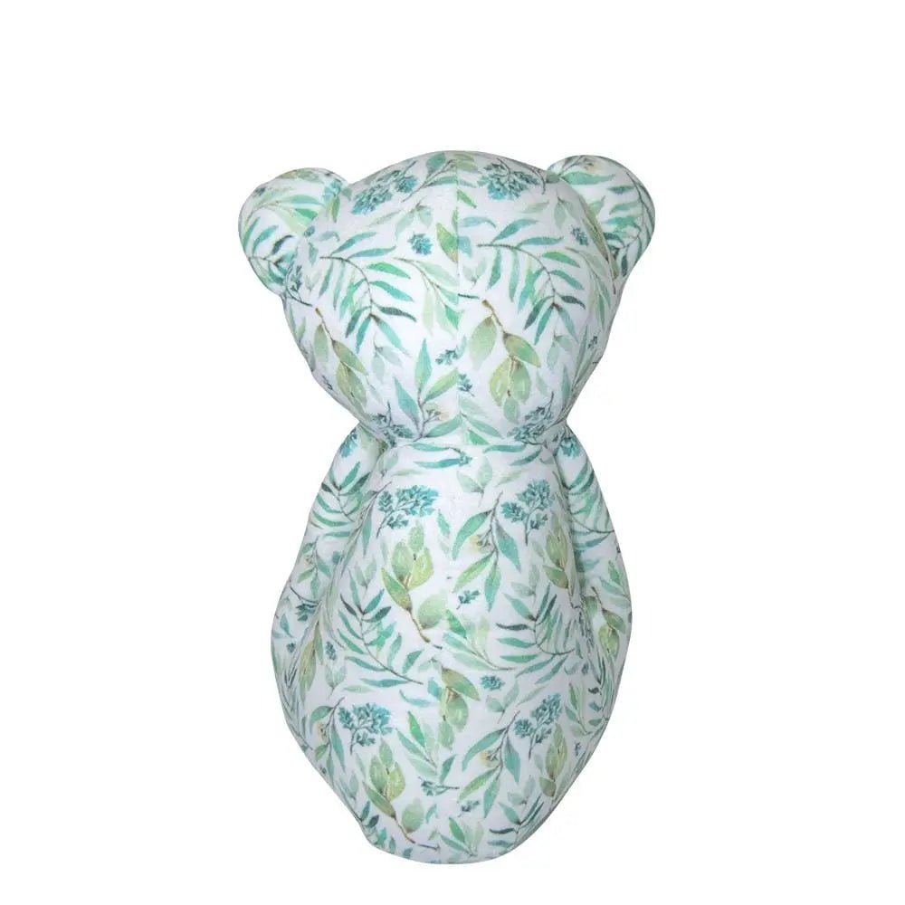 Goosewaddle® | Newborn Baby Blankets Toys Teethers Bibs & More Basil Bear Mint Plush Snuggle Buddy with Soft Fabric