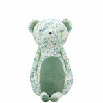 Goosewaddle® | Newborn Baby Blankets Toys Teethers Bibs & More Basil Bear Mint Plush Snuggle Buddy with Soft Fabric