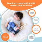 Goosewaddle® | Newborn Baby Blankets Toys Teethers Bibs & More Basil Mint Floor Cushion with Comfort Support for Children 12 Months and Up - Baby & Toddler > Baby Toys & Activity Equipment > Play Mats & Gyms > Play Mats Round Floor Cushion