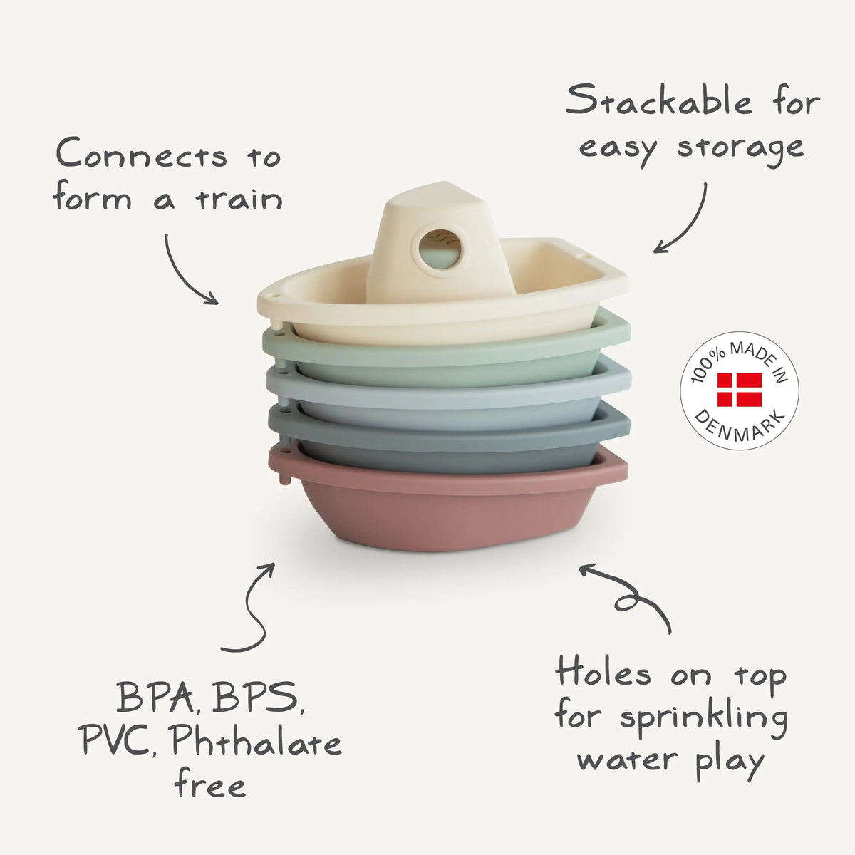 Mushie Bath Boats - 