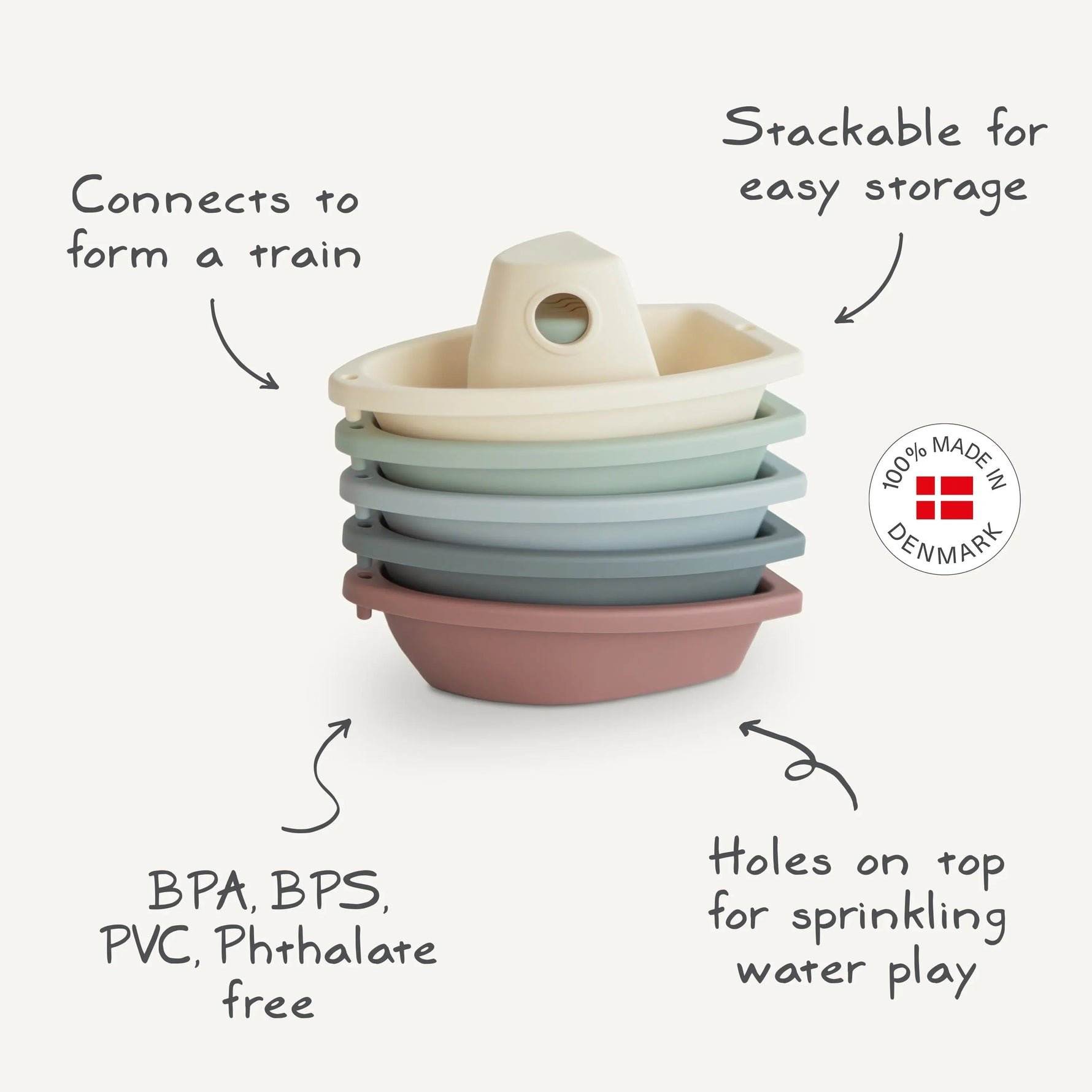 Mushie Bath Boats - 