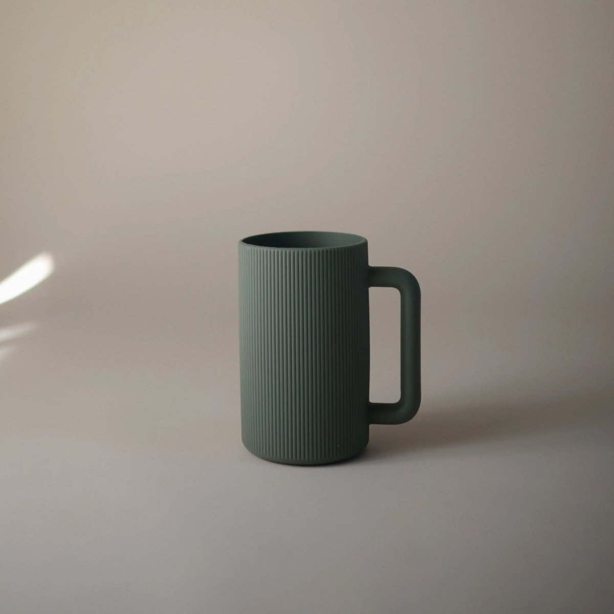 Mushie Bath Rinse Cup for Kids with Textured Grip and Controlled Water Stream - 