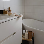 Mushie Bath Rinse Cup for Kids with Textured Grip and Controlled Water Stream - 