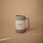 Mushie Bath Rinse Cup for Kids with Textured Grip and Controlled Water Stream - 