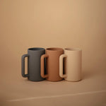 Mushie Bath Rinse Cup for Kids with Textured Grip and Controlled Water Stream - 