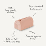 Mushie Bath Spout Cover with Playful Rainbow Arches for Child Safety and Fun - Everetts Place Boutique - 