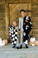 Mebie Baby Bats Bamboo Cozy Sleepwear Set With Halloween Bat Print For Toddlers And Kids - 