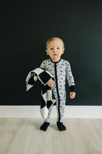 Mebie Baby Bats Bamboo Zipper Baby Sleepers With Halloween Bat Print Mebie Baby - 