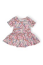 Mila & Rose ® Batter Up S/S Twirl Bodysuit - 