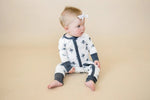 Little Joy Co. Batty For Bedtime Bamboo Zippy Romper Newborn Soft Only - Everetts Place Boutique - 