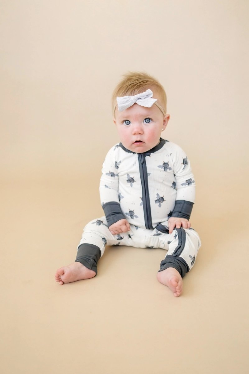 Little Joy Co. Batty For Bedtime Bamboo Zippy Romper Newborn Soft Only - Everetts Place Boutique - 