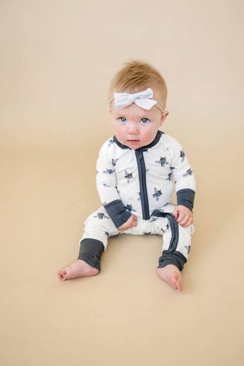 Little Joy Co. Batty For Bedtime Bamboo Zippy Romper Newborn Soft Only - Everetts Place Boutique - 