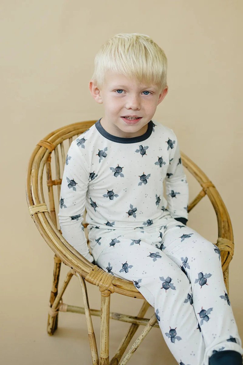 Little Joy Co. Batty for Bedtime Two Piece Bamboo Pajamas for Kids Comfort - Everetts Place Boutique - 