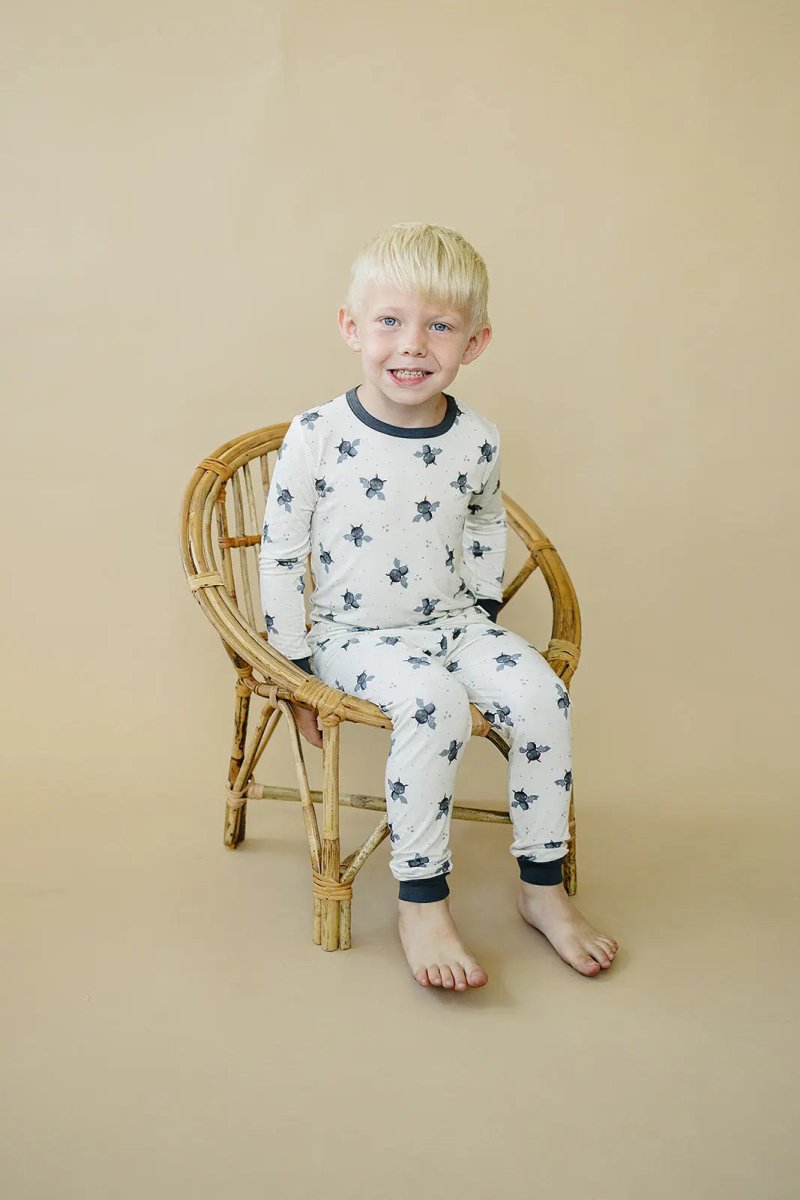 Little Joy Co. Batty for Bedtime Two Piece Bamboo Pajamas for Kids Comfort - Everetts Place Boutique - 