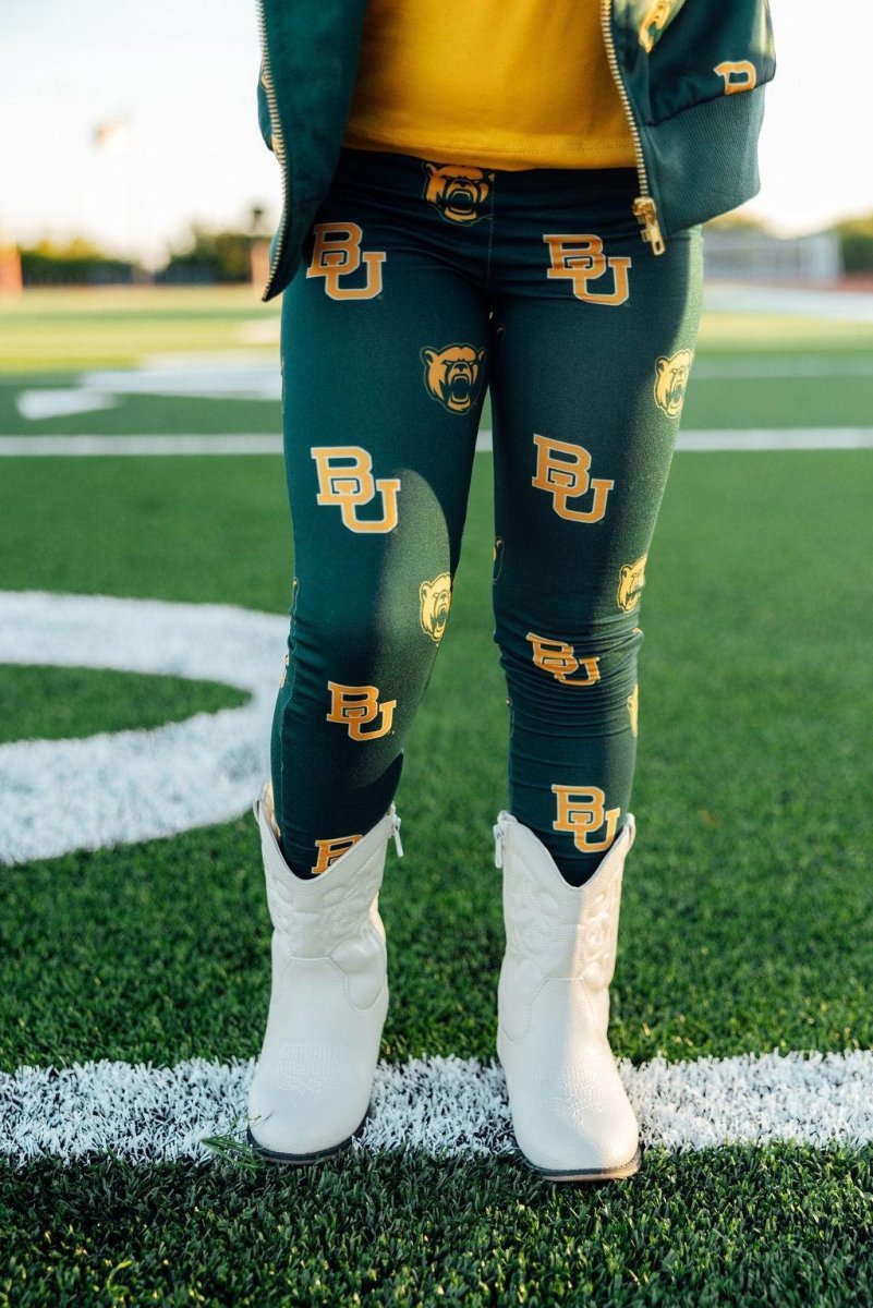 Mila & Rose ® Baylor Green Bear Leggings - 