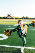 Mila & Rose ® Baylor Green Bear Satin Jacket - 