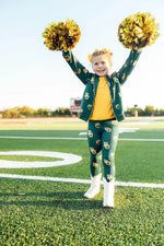 Mila & Rose ® Baylor Green Bear Satin Jacket - 