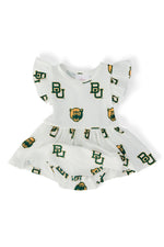 Mila & Rose ® Baylor White Bear Flutter Twirl Bodysuit - 