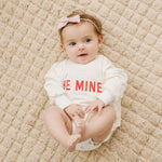 Little Joy Co. Be Mine Bamboo Sweatshirt Romper - 
