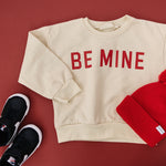 Little Joy Co. Be Mine Crewneck Sweatshirt - Cream - 