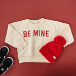 Little Joy Co. Be Mine Crewneck Sweatshirt - Cream - 
