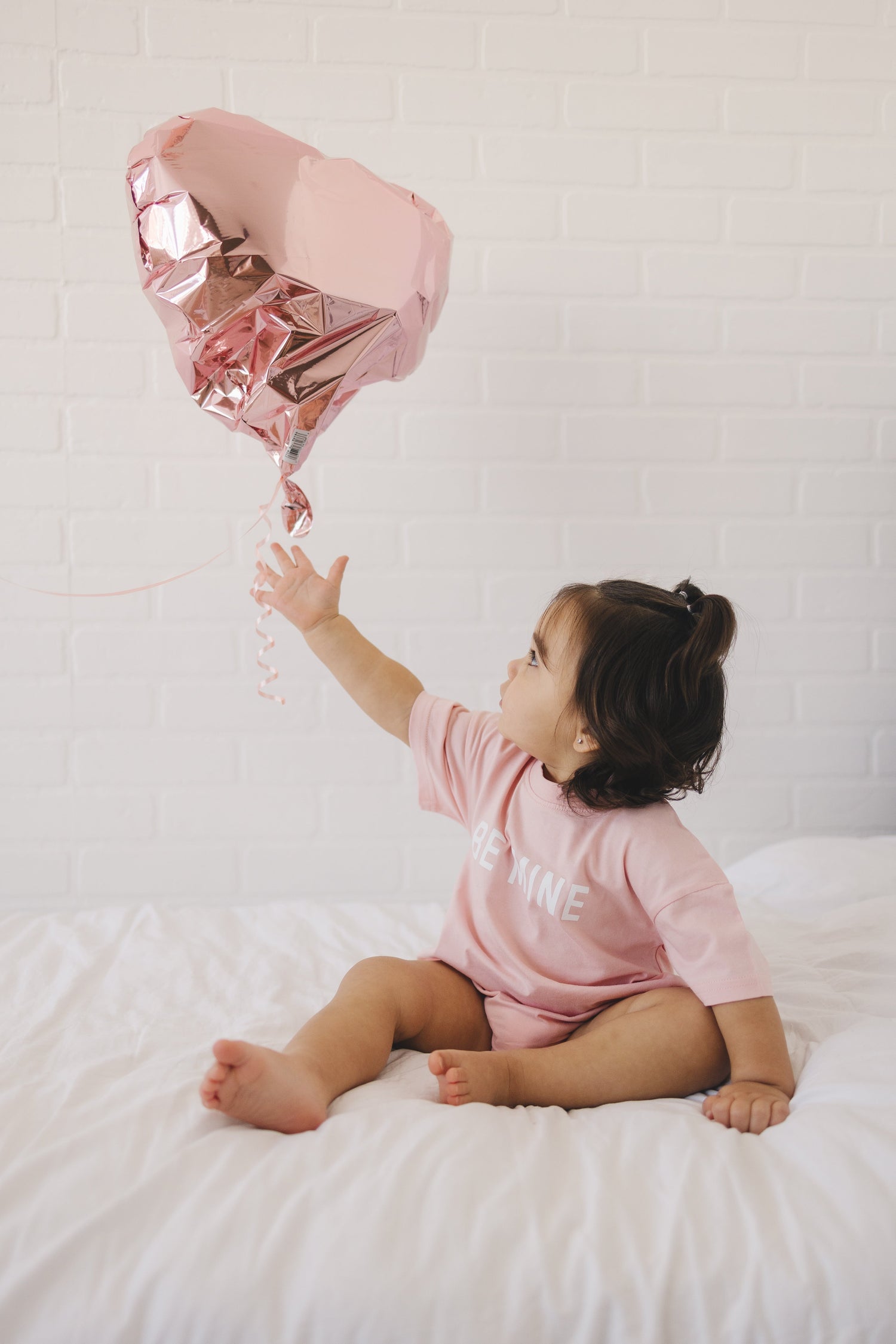 Little Joy Co. Be Mine Organic Cotton T-Shirt Romper - more colors - 