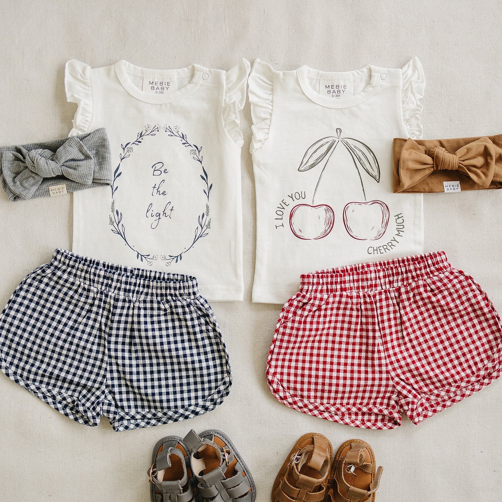 Mebie Baby Be The Light Ruffle Tee - 