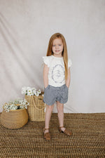 Mebie Baby Be The Light Ruffle Tee - 