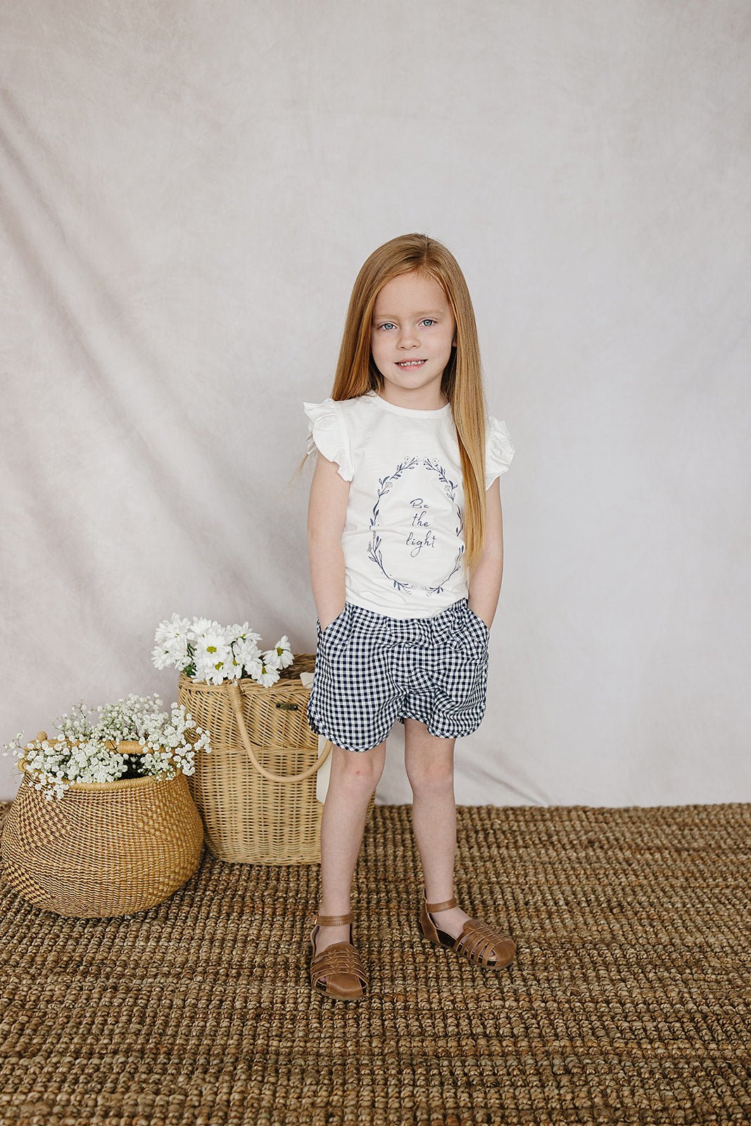 Mebie Baby Be The Light Ruffle Tee - 