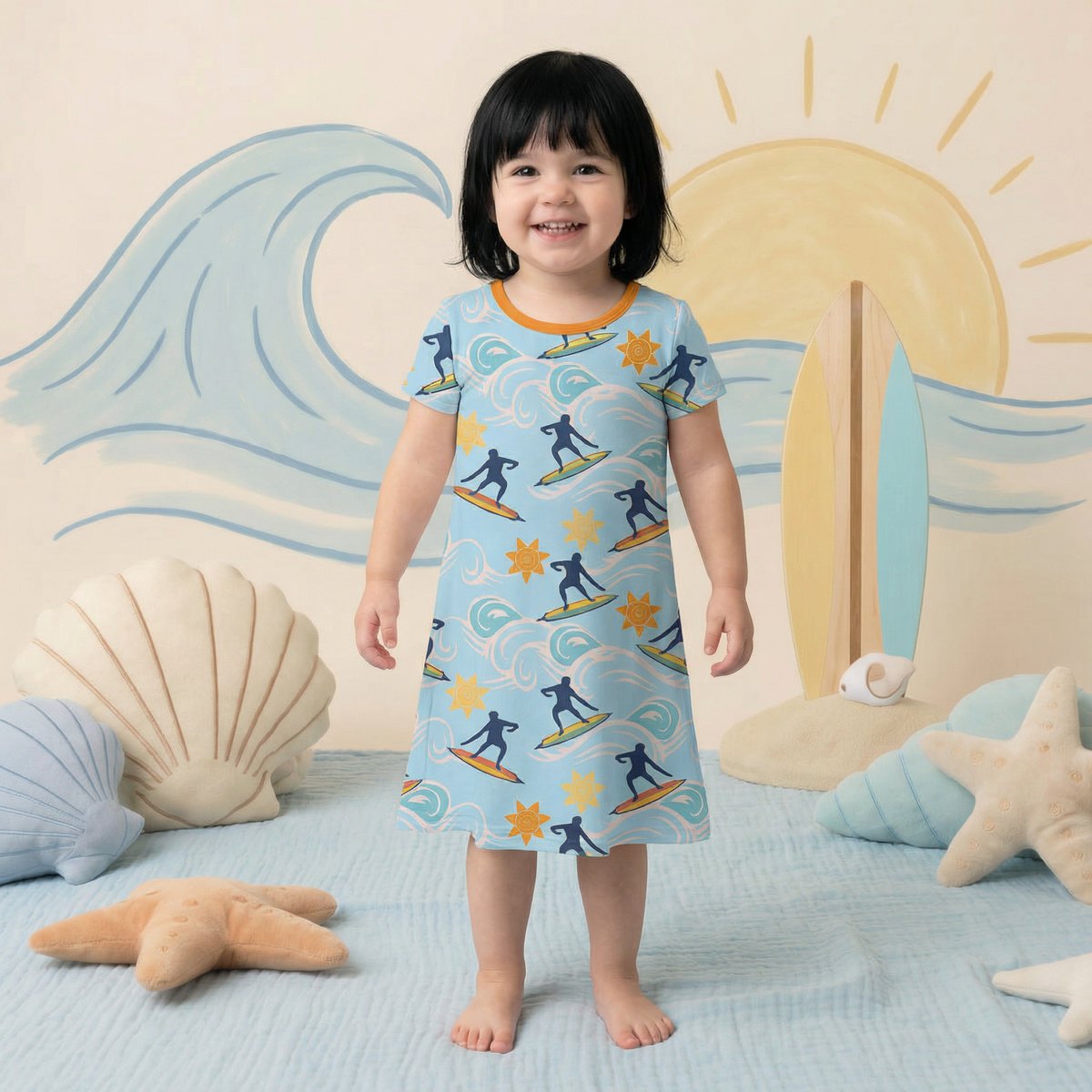 Beach Break A-Line Dress by Bestaroo