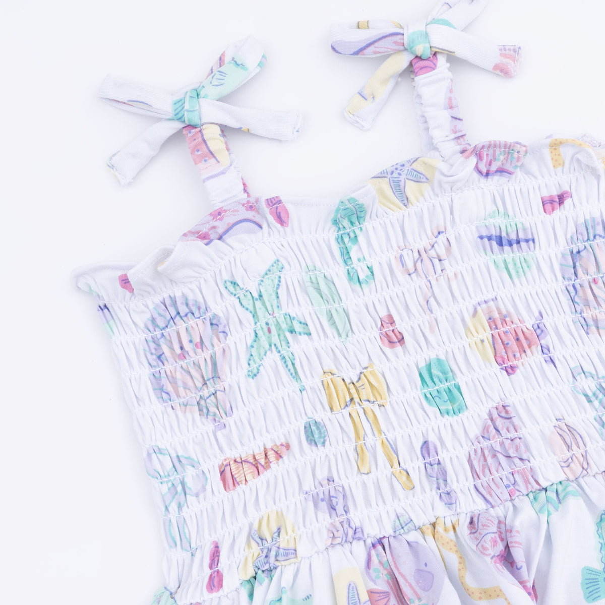 Angel Dear Beach Days - Smocked Bubble with SkirtEveretts Place