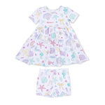 Angel Dear Beach Days - Twirly Dress with Cartwheel Short - 