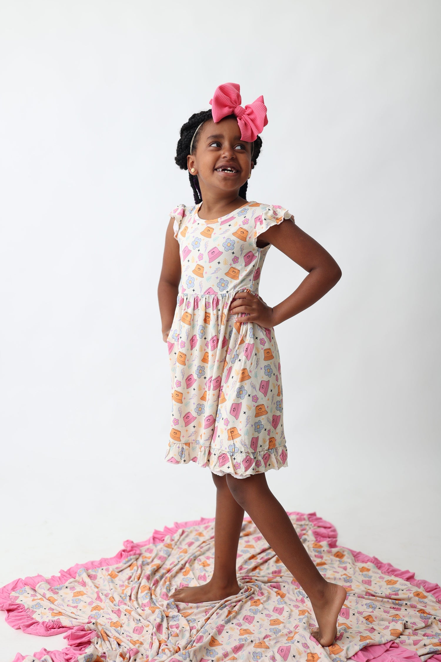 DREAM BIG LITTLE CO BEACH FOR DAISIES DREAM RUFFLE DRESSEveretts Place