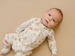 Little Joy Co. Beach Pawty Bamboo Zippy Pajamas Romper For Babies Cozy - Everetts Place Boutique - 