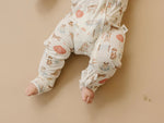 Little Joy Co. Beach Pawty Bamboo Zippy Pajamas Romper For Babies Cozy - Everetts Place Boutique - 