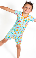 Beach Short Pajamas for Kids | Lightweight Summer Sleepwear by Rayn’s Tiny Stitches
