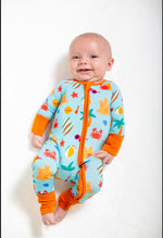 My First Beach Day: Bamboo Onesies, Soft, Ocean-Themed Baby Outfit by Rayn’s Tiny Stitches