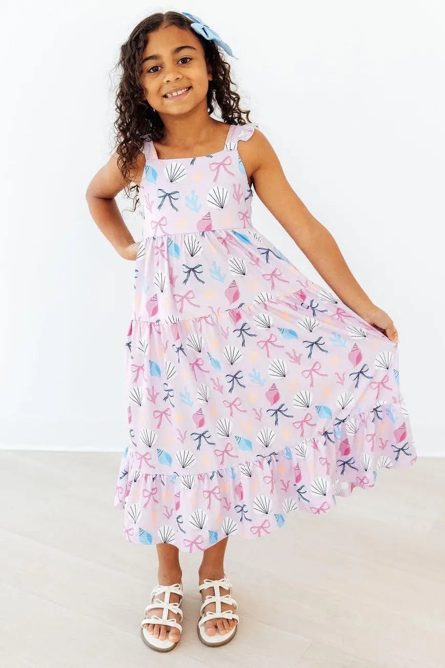Mila & Rose ® Beachside Bows Ruffle Maxi Dress - 