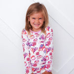 Bestaroo Beachy Keen Seashells Bamboo Pajama For Babies Sleepwear - 