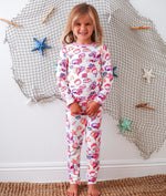 Bestaroo Beachy Keen Seashells Bamboo Pajama For Babies Sleepwear - 
